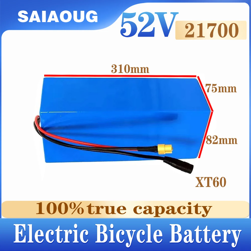 52v 21700 Li-ion Battery Pack Original Battery 20 30 35 40 45 50ah Battery Pack For Electric bike Electric Scooter with 100A BMS