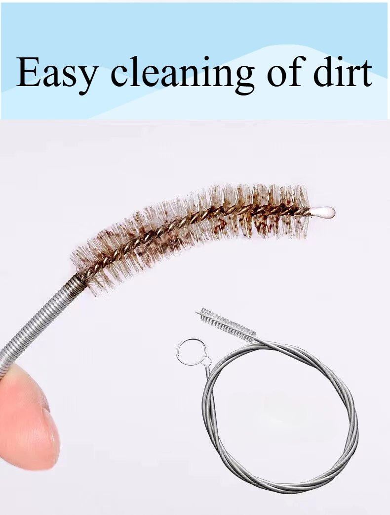 Imagen 4: Juego de cinco piezas de dragadora para refrigerador, cepillo de limpieza, herramienta de dragadora con orificio de drenaje para refrigerador