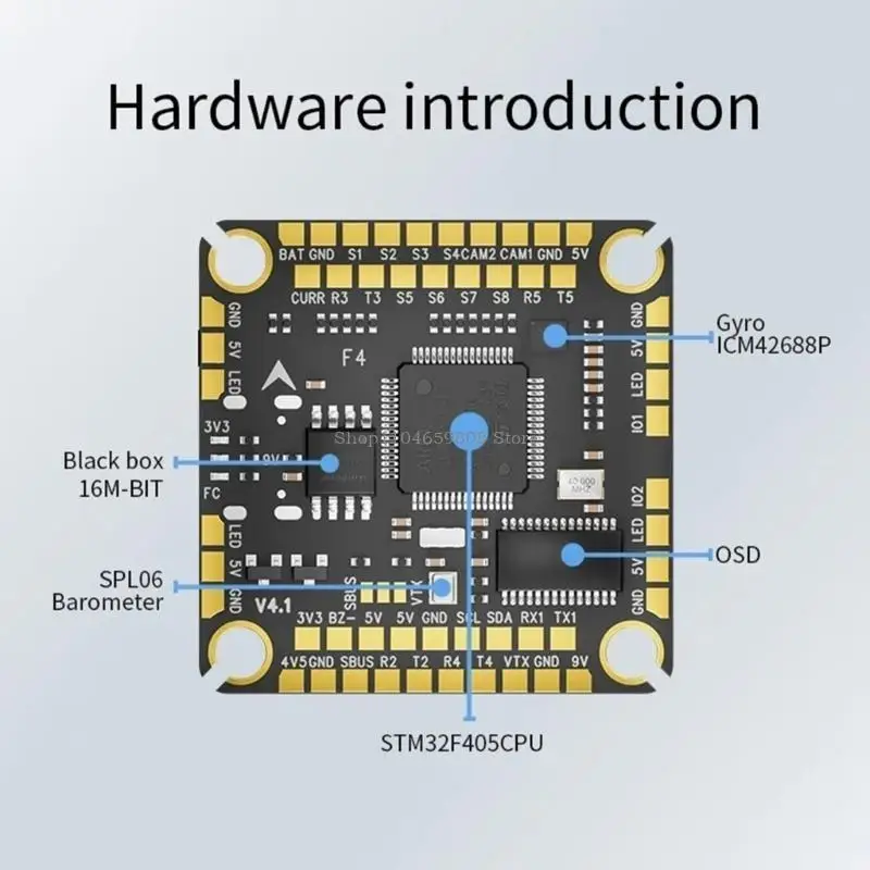 Pengontrol F405 ringan dengan umpan balik OSD Sensoring ICM42688