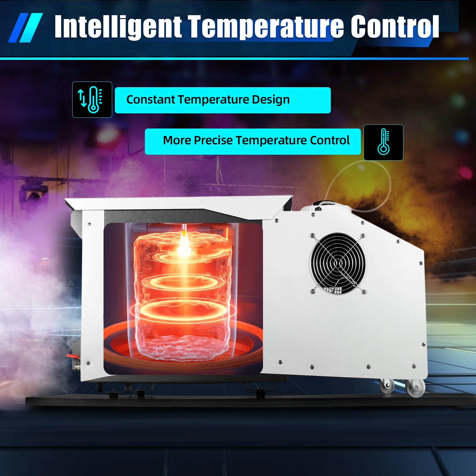 Nisko leżąca maszyna do mgły dymnej, opryskiwacz mgły o mocy 3000 W, leżenie podłogi, efekt pokazu scenicznego, maszyna do mgły lodowej