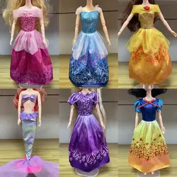 Dress for 30cm Princess Doll 1/6 Female Dress Up Accessories Mermaid Tail Skirt Not Include Doll
