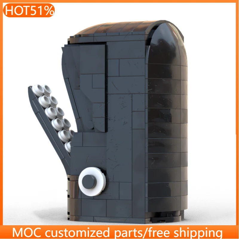 206 PCS Brickheadz Style Laboon ONE MOC Customize Modular Building Block Popular Model Design Brick DIY Boys Holiday Toy Gifts