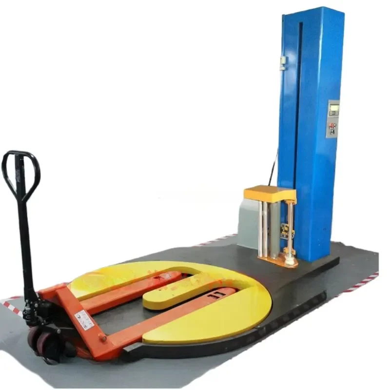 Automatic Pallet Wrapping Machine M Type Stretch Film Wrapper Shrink Packaging Equipment for Logistics Warehouse