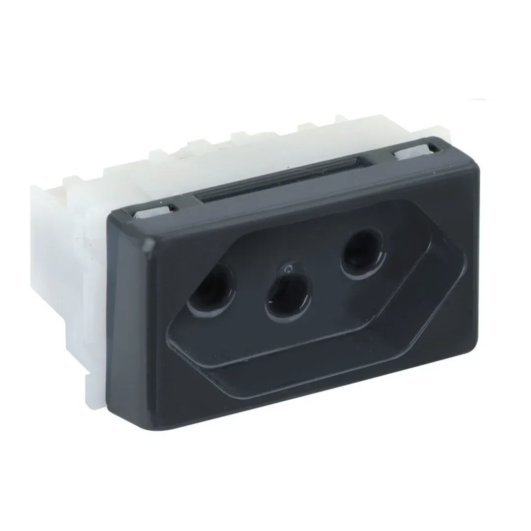 MODULO TAKEN 2P + T 10A GRAPHITE LIZ/LUX TRAMONTINE