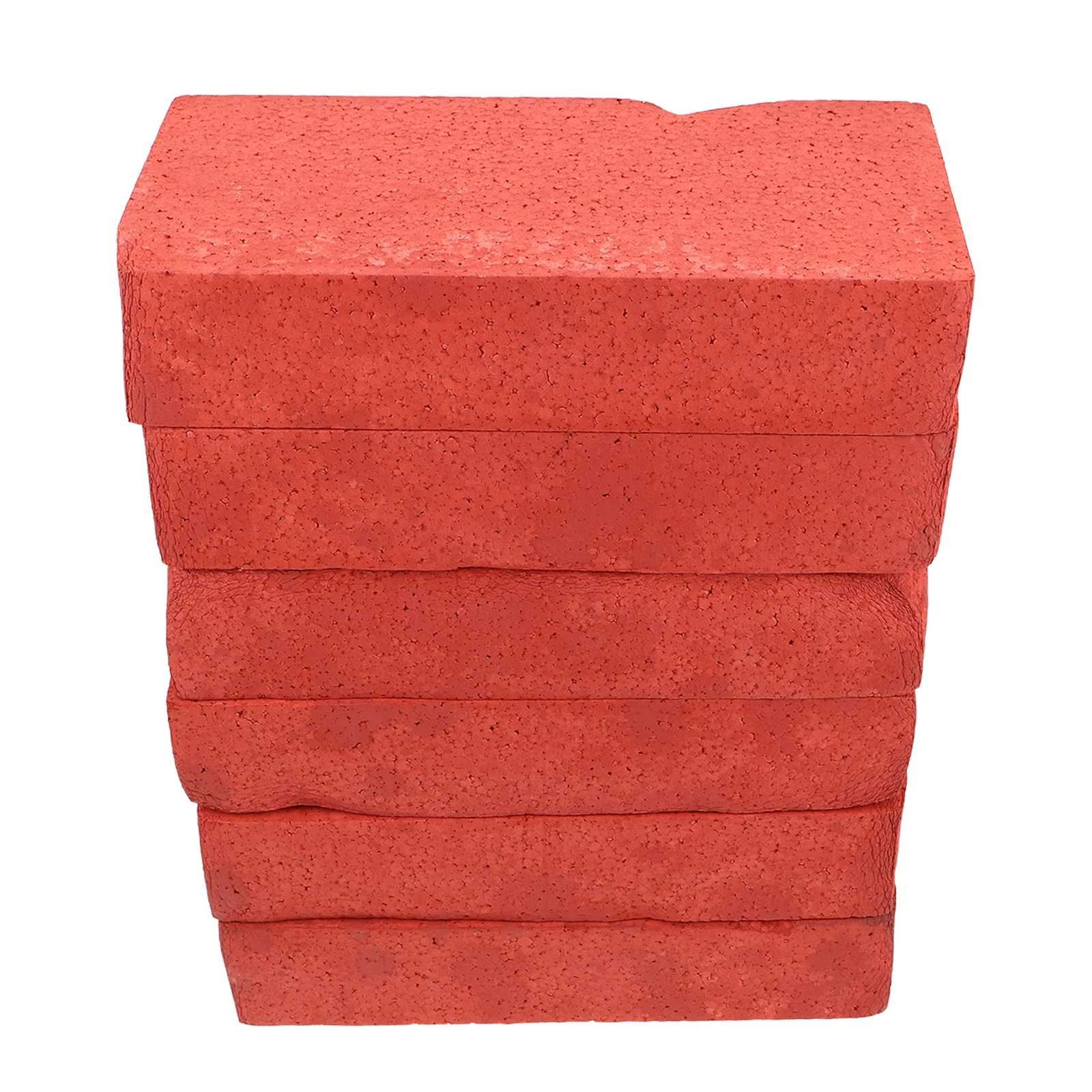 

6Pcs Foam Movie Props Red Miniature Simulation Bricks Lightweight Soft Comedy Stage Performance Halloween Magician Tricks Fake