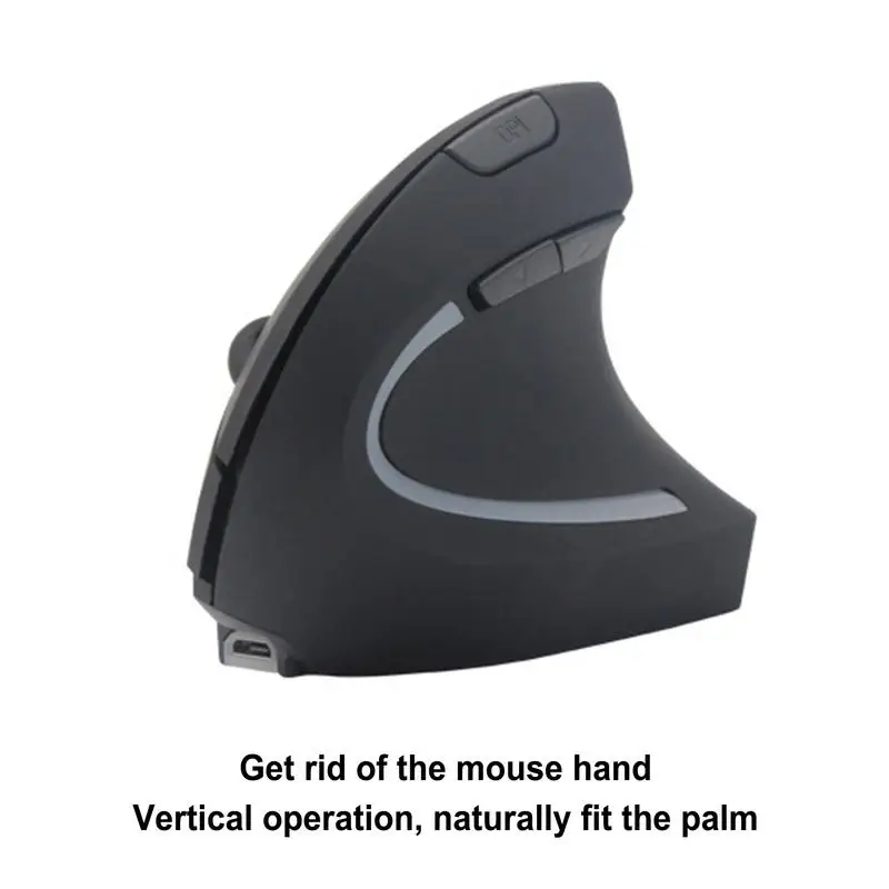 ワイヤレス垂直マウス ラップトップ用ゲームアクセサリー ワイヤレス垂直人間工学に基づいた光学式マウス 仕事やゲームに最適 家庭や