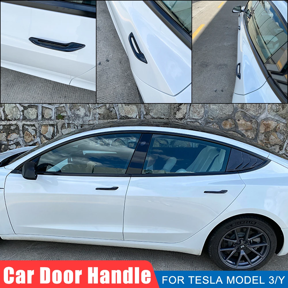 

Car Accessories Car Antifreeze Door Door Handle Protector Cover For Tesla Model 3 Model Y 2021 Handle Sticker