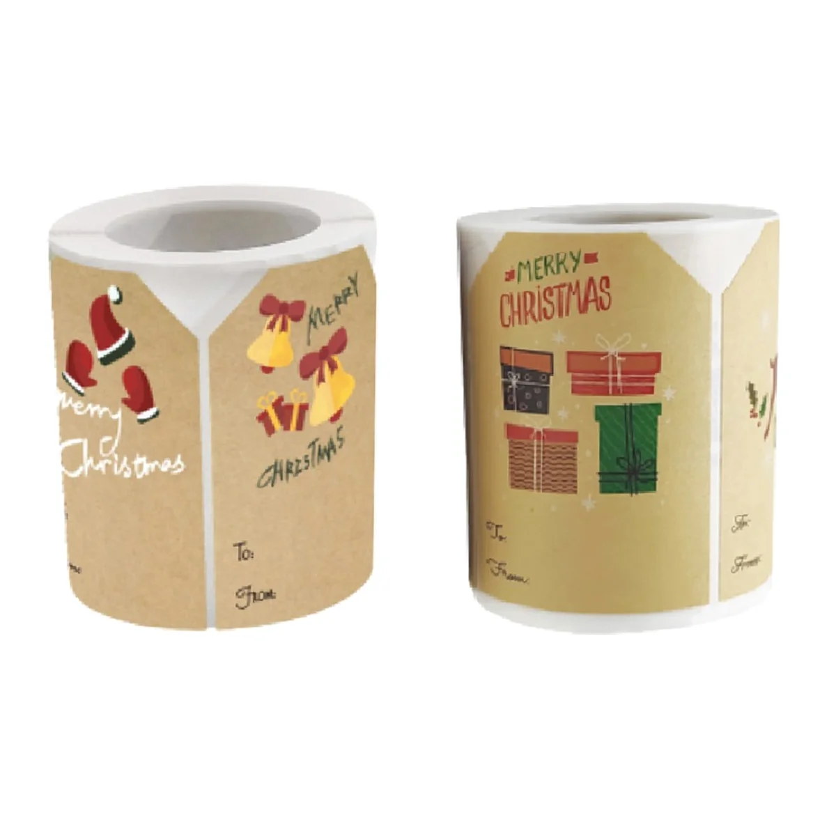 ملصقات أسماء ذاتية اللصق لعيد الميلاد ، شارات كلاسيكية لحفلات عيد الميلاد ، من من من من من من من شهم #3