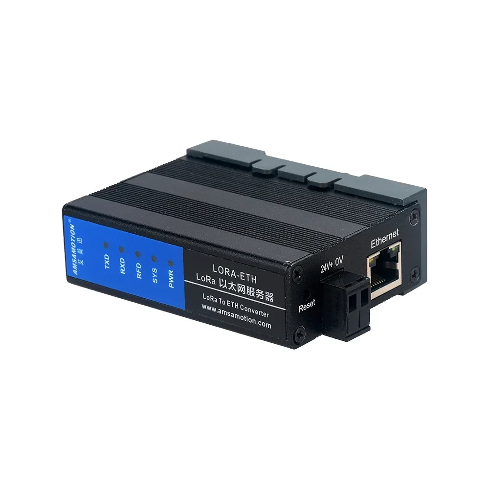 Imagem -03 - Lora-eth Porta Ethernet Modbus Tcp Udp Cliente Módulo de Servidor de Transmissão Transparente 433m rf Transceptor Remoto Iot