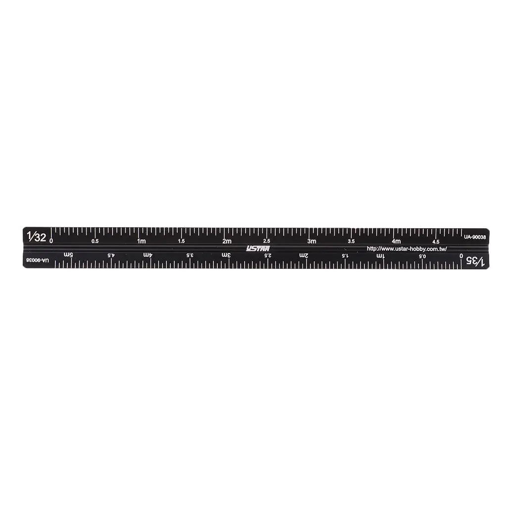 Measurement Model Reference Metal Ruler For1/12 1/24 /1/32 1/35 1/48 1/72