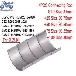 Crankshaft Main Bearing and Connecting Rod STD 31mm 30mm STD +25 +50 For Suzuki GSX-R250 GW250 2012-2018 DL250 V-STROM 2018-2020