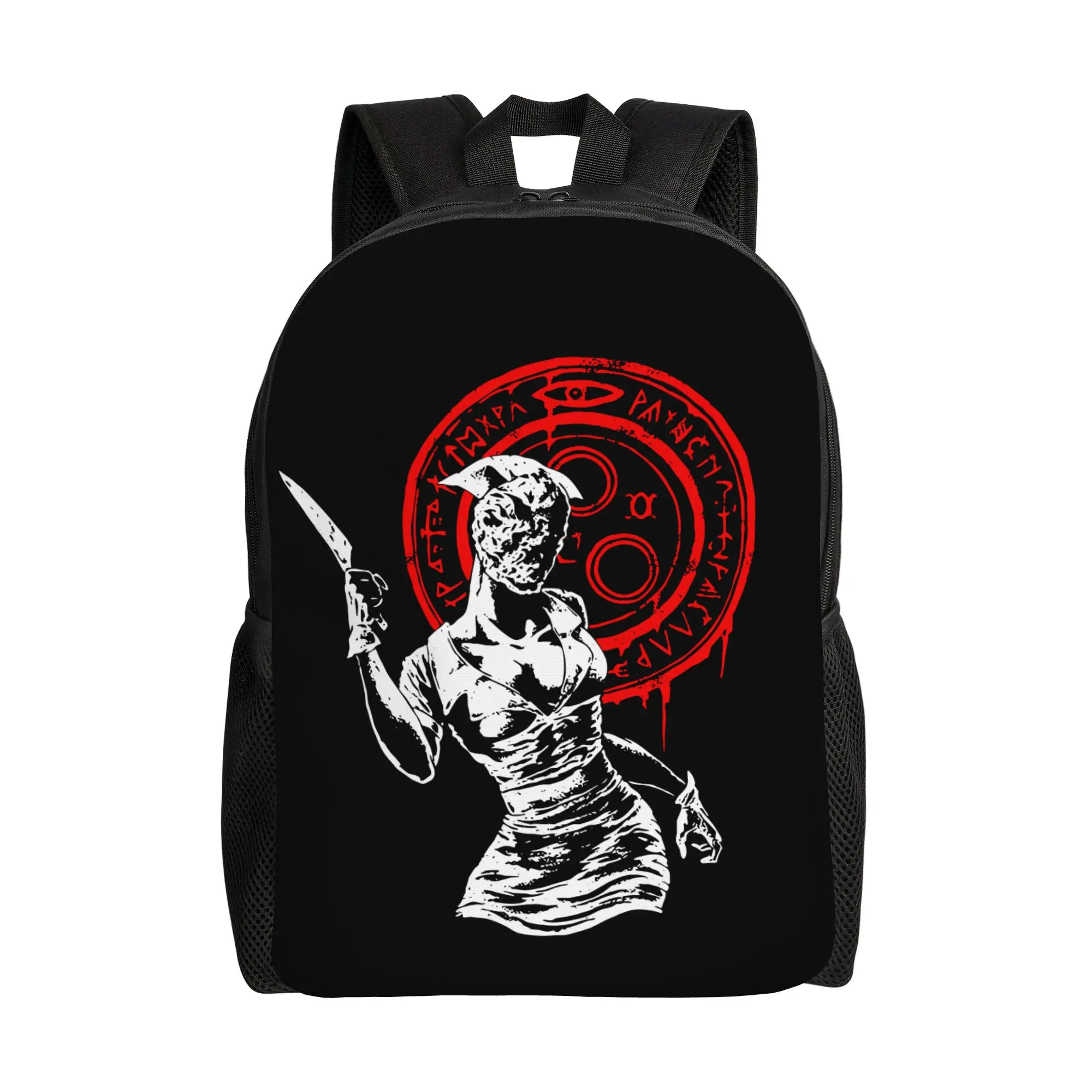 

Рюкзак Hello Nurse Punk Y2k для мужчин и женщин, повседневный, для старшей школы, для походов, путешествий, городской рюкзак, сумка для ноутбука Silent Hill, сумка через плечо