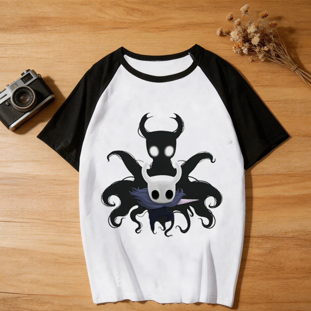 Hollow Knight t-shirt girl japanese emo y2k Psychedelic funny tshirt harajuku kawaii graphic gothic alternative