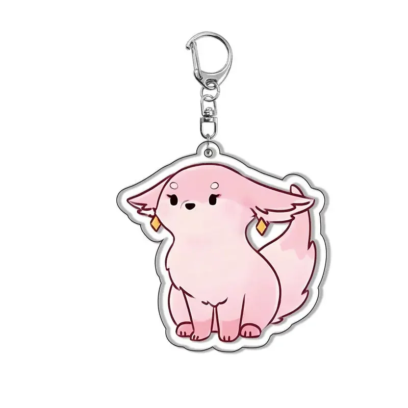 Genshin Impact Yae Miko Key Chains Xianyun Marchosius Keychain Anime Animal Pendant Accessories Gifts