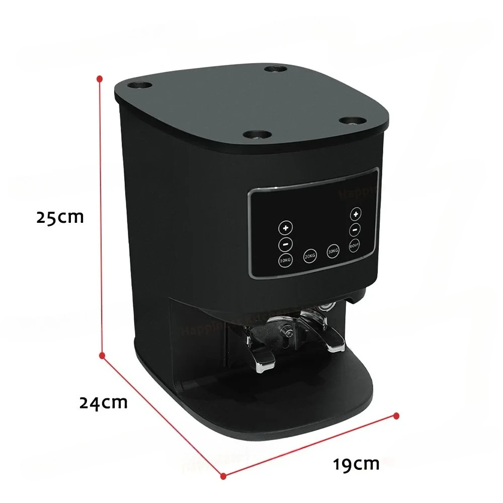 58MM Electric Coffee Tamper Touchscreen Automatic 10-30KG 24V 60W Stainless Steel Espresso