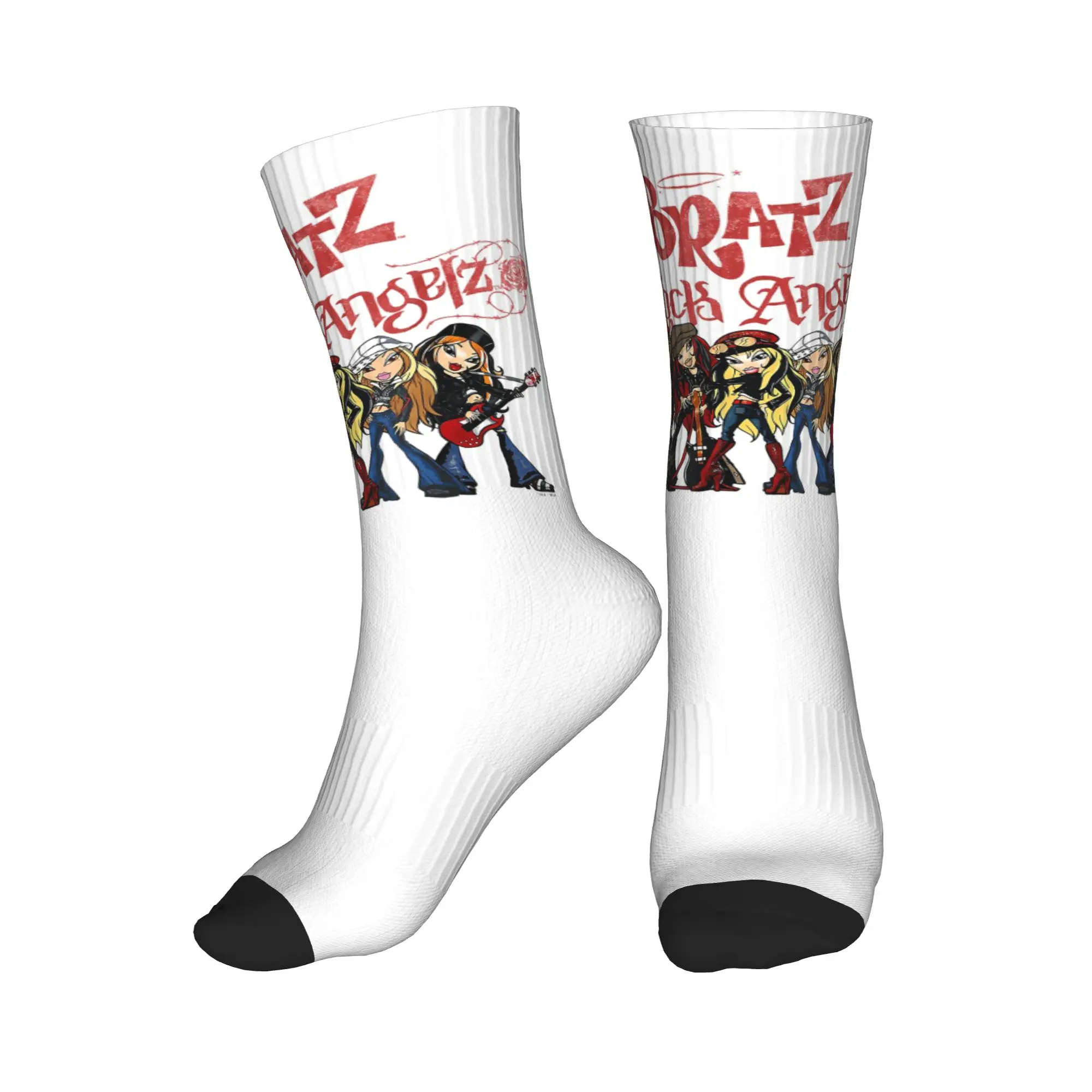 

Носки All Seasons Bratz Rock Angelz Group Shot Sport средней длины, высококачественные носки-гольфы в стиле хип-хоп для мужчин и женщин