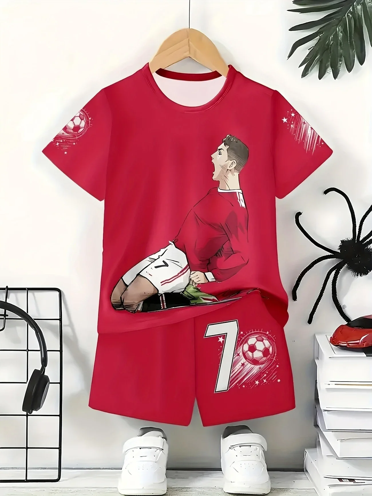 2025 Comfortable Casual Clothing 3D Printed Casual Clothing Set - Short Sleeve T-shirt and Shorts Combination Cool Graphic Style