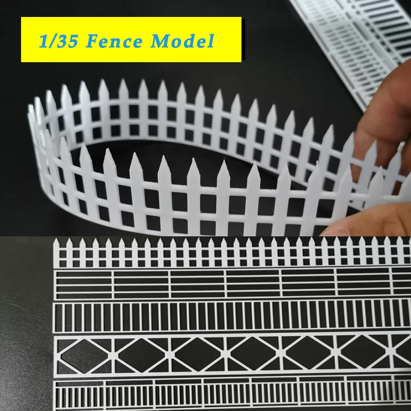 Simulation Building Sand Table Railing Materials Model 1:35 Fence Accessories for Diorama 1Pcs