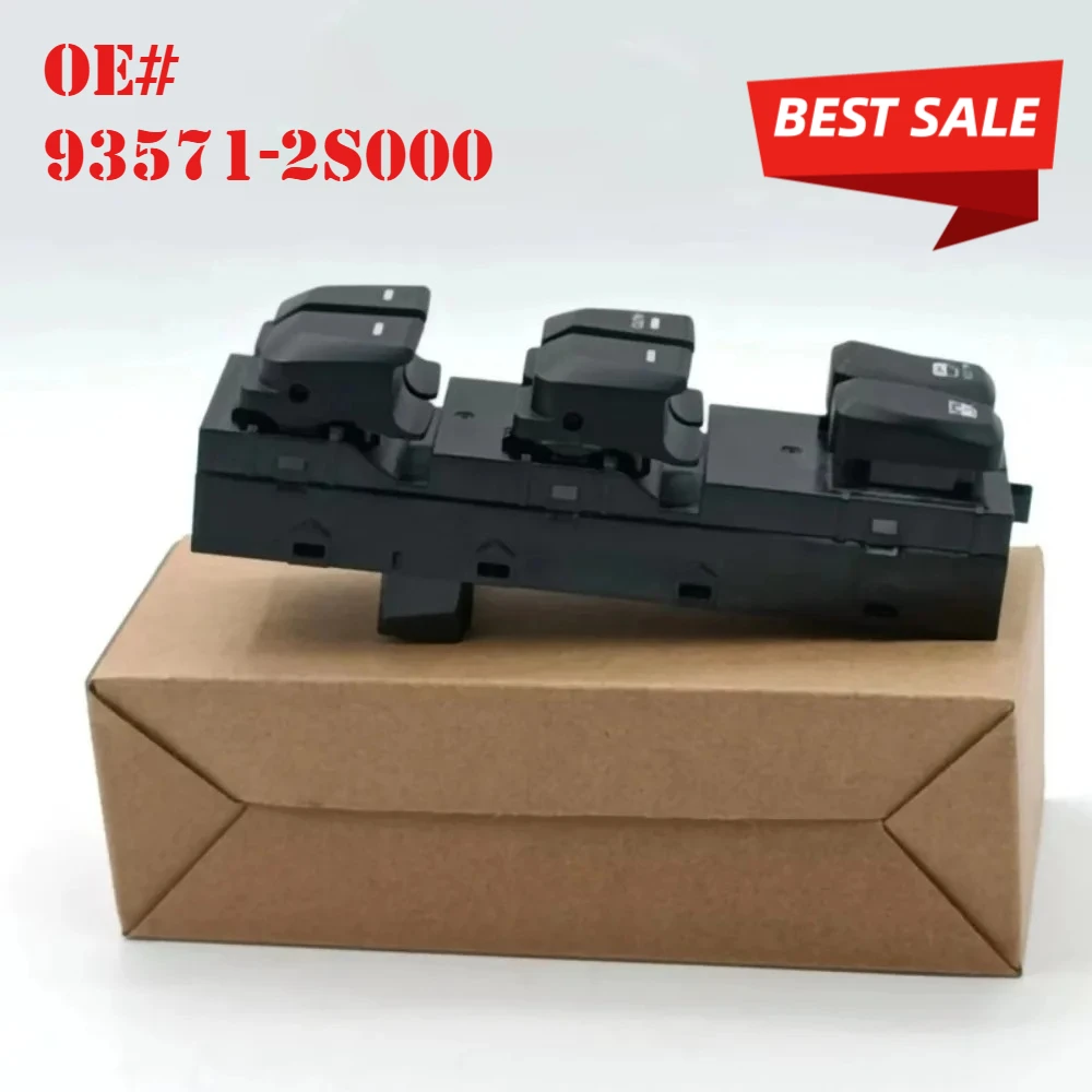 

Left Power Master Window Switch Passenger Button For Hyundai IX35 Tucson 2010 2011 2012 2015 93571-2S000 93571-2S050 93576-2S000