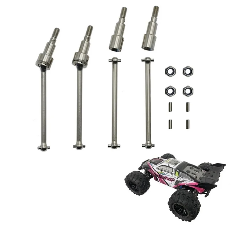 A45F-Metal Front And Rear Drive Shaft For SCY 16101 16102 16103 16201 Pro 1/16 Brushless RC Car Upgrade Accessory