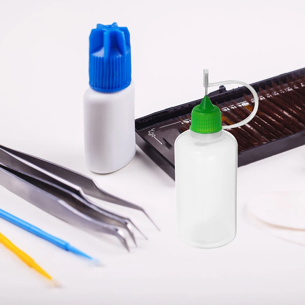 

12pcs Glue Bottles 50Ml Fine Tip Applicator Bottle Oil Dispenser Squeeze Bottle For Diy Craft Studio Liquid Transfer