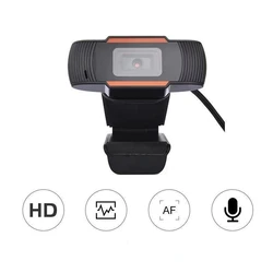 USB Drive-Free Computer Webcam 1080P Webcasting HD Video Conferencing E-learning Strong Compatibility Meet Most Systems