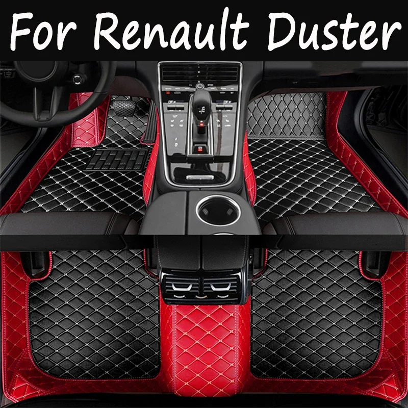 

Car Floor Mats For Renault Duster 2012~2018 Auto DropShipping Center Interior Accessories Leather Carpets Rugs Foot Pads