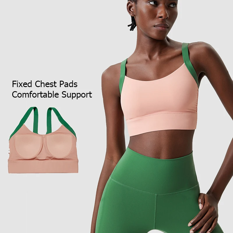 Conjunto de Yoga de Fitness de dos piezas para mujer, traje de gimnasio de bolsillo de alto impacto, transpirable, secado rápido, ropa deportiva