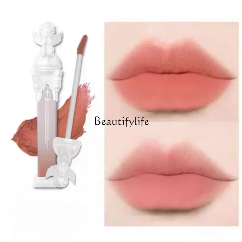 Flower Knows Little Angel Lip Lacquer Matte Velvet Matte Long-Lasting Silky and White