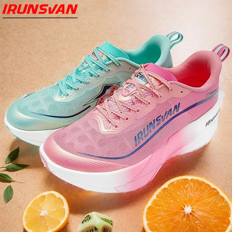 IRUNSVAN Qingfeng SUC Полноразмерные кроссовки из углеродистой пластины, амортизирующие ультралегкие мужские марафонские кроссовки 24072