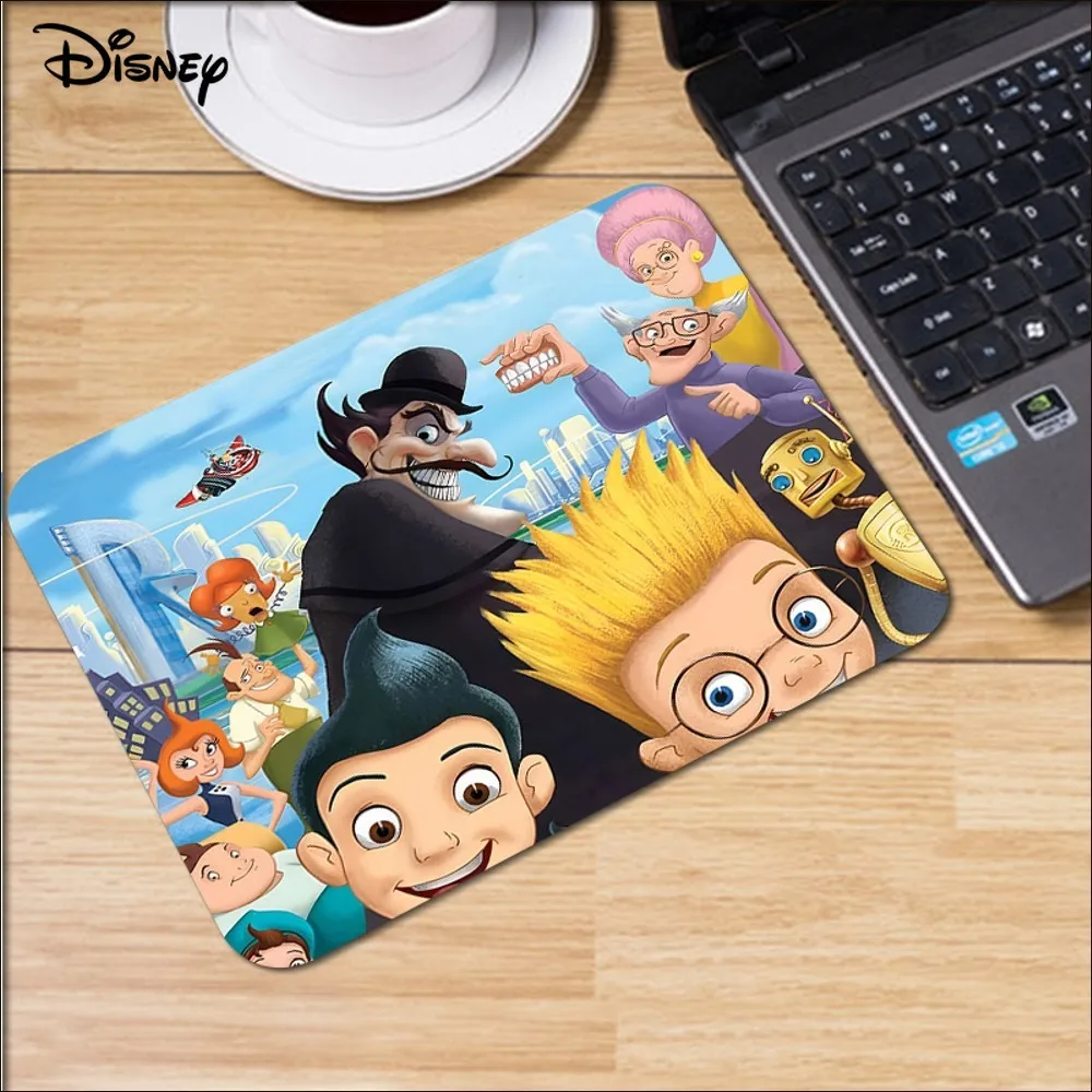 Disney Meet The Robinsons Mousepad Custom Skin Desktop Desk Mat Kawaii Gaming Accessories Writing Pad Padmouse Desk Play Mats