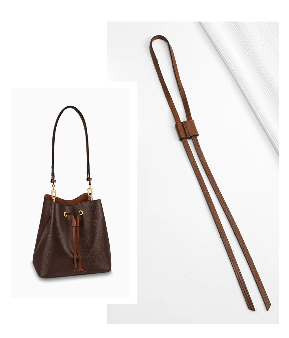 Bag Straps Drawstring For Lv Bucket Bag Replacement Tension Cords Bags Shoulder Slide Lock Buckle Bag Replacement Accessories