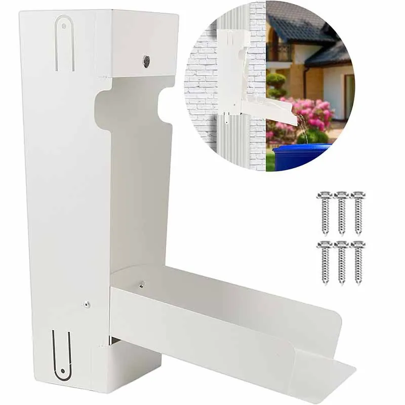 

Downspout Diverter for 3"x 4" Raindrop Rainwater Colander Rain Barrel Diverter Catching Collection Outdoor Garden Lawn Watering