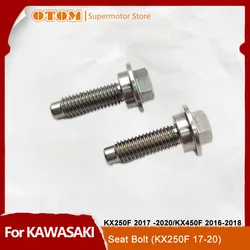 OTOM Motorcycle Seat Bolt Cushion Cover Screw Fixed Standard Nut For KAWASAKI KX250F KX450F 2017-2020 Off-road Motocross Parts
