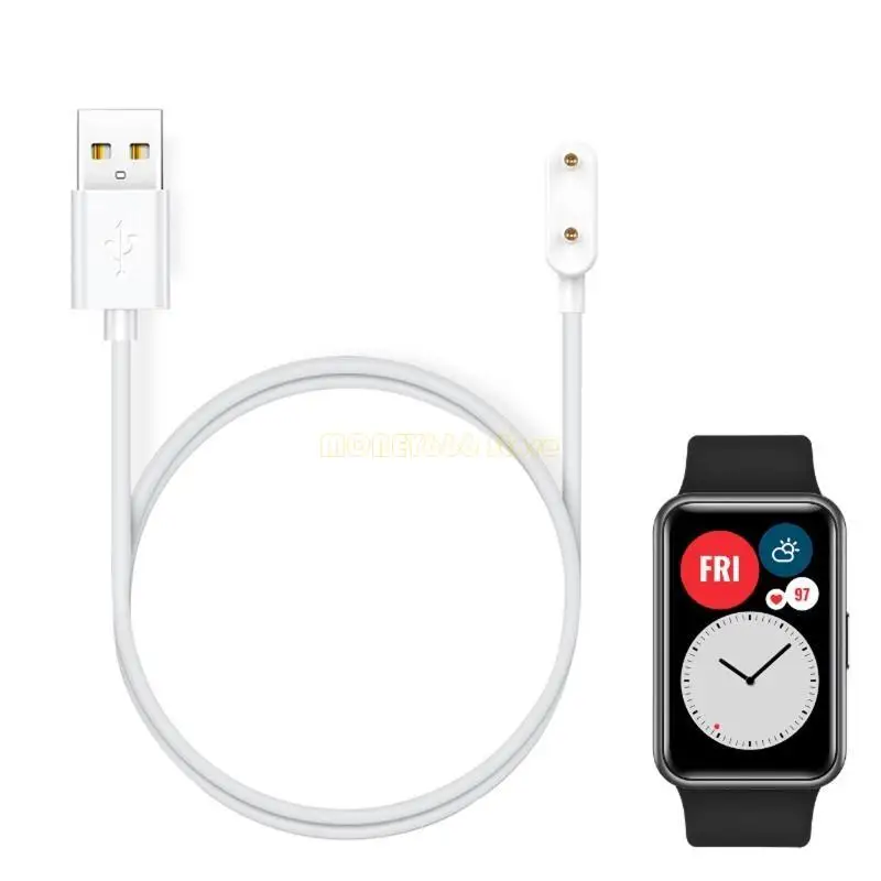 Huaweiband 용 F62C USB 충전기 어댑터 Watch 충전 케이블 도크를위한 7/6/6