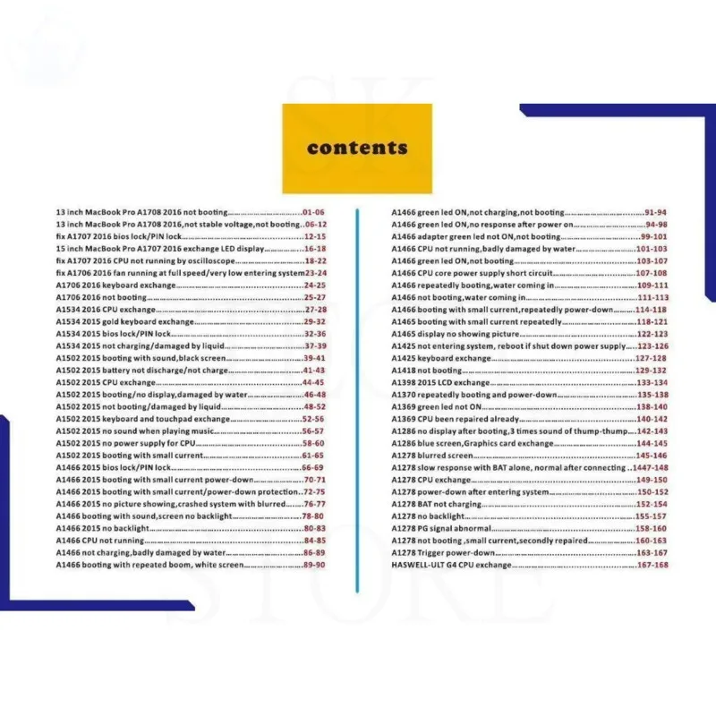 Logik platine Reparatur esoterisches englisches Handbuch für MacBook Reparatur methoden realer Fall wie Power on Diagramme klassische Reparatur methode