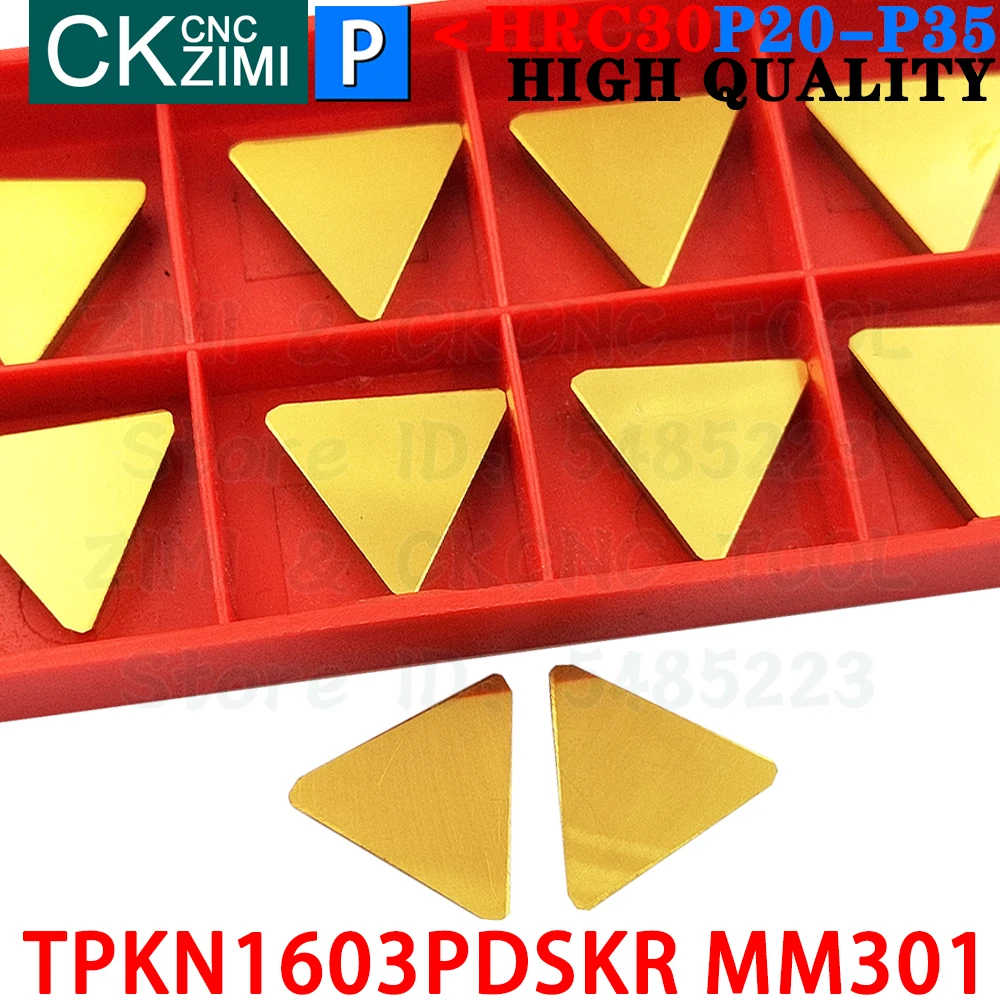 TPKN1603PDSKR MM301 TPKN 1603 PDSKR MM301 Carbide Inserts Milling Inserts Tools CNC Indexable Cutting Turning Cutter lathe Tools