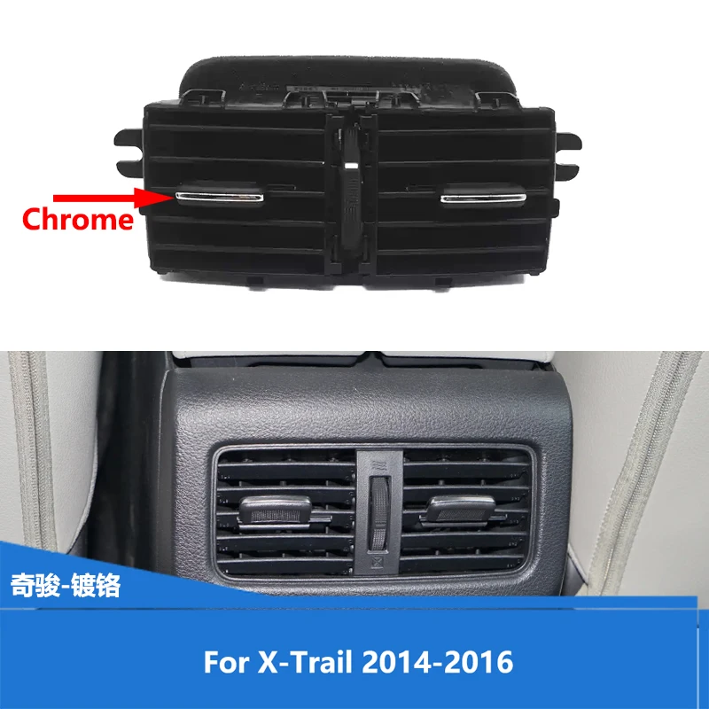 Cartrimhome Accessoire Auto Pour Qashqai J11 2014-2020 Intérieur Centre Console Centrale De Sortie Pièce Décoration Auto Chromée Cartrimhome Accessoire Auto Pour Qashqai J11 2014-2020 Intérieur Centre Console Centrale De Sortie Pièce Décoration Auto Chromée