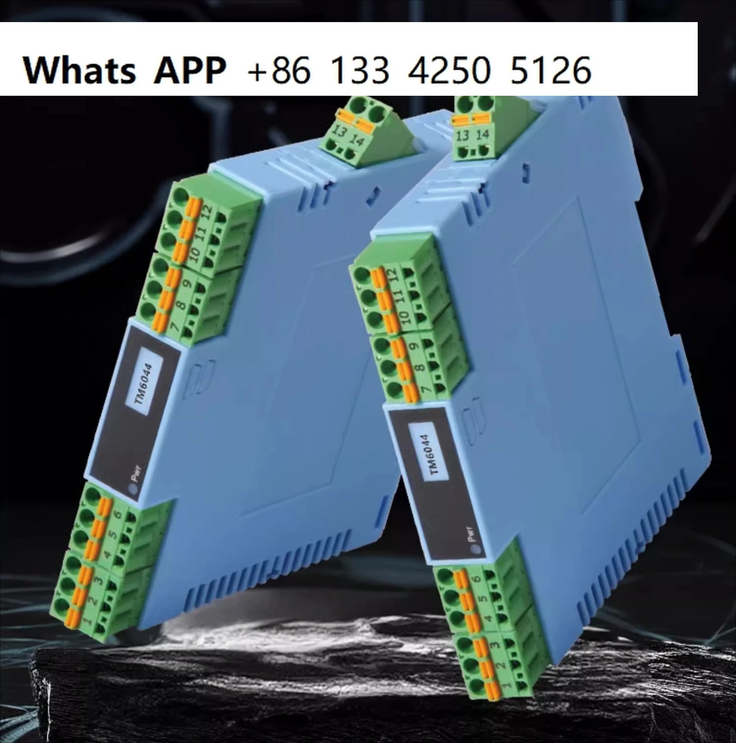 1PC  Yutong Instrument TM6917 Thermal Resistance Temperature Transmitter PT100 Signal Isolator (One In One Out)