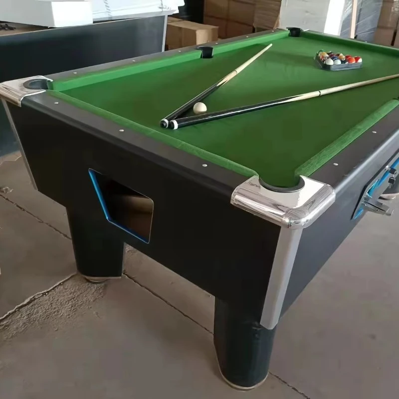 Commercial Coin-operated 7ft 8ft MDF Marble Stock Professional Pool Table