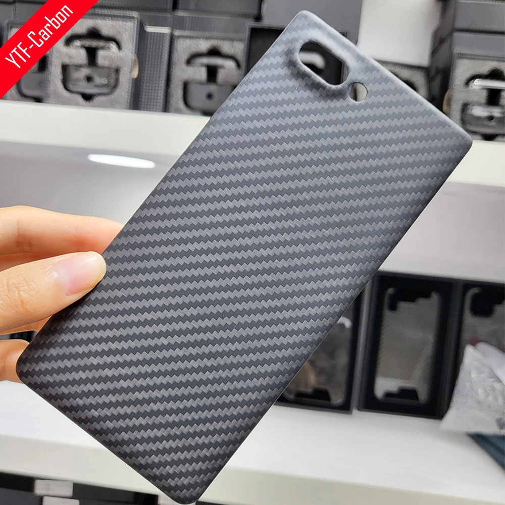 YTF-carbon real carbon fiber phone case for Blackberry KEY2 case Aramid fiber KEY2 LE ultra-thin ultra-light matte phone Cover