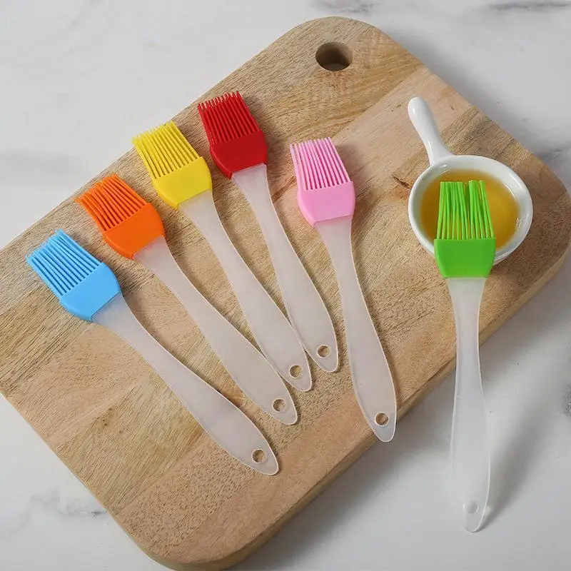 Silicone Pastry Basting Brushes Heat Resistant Bristles: Food Safe Material Baking Cooking Grilling BBQ
