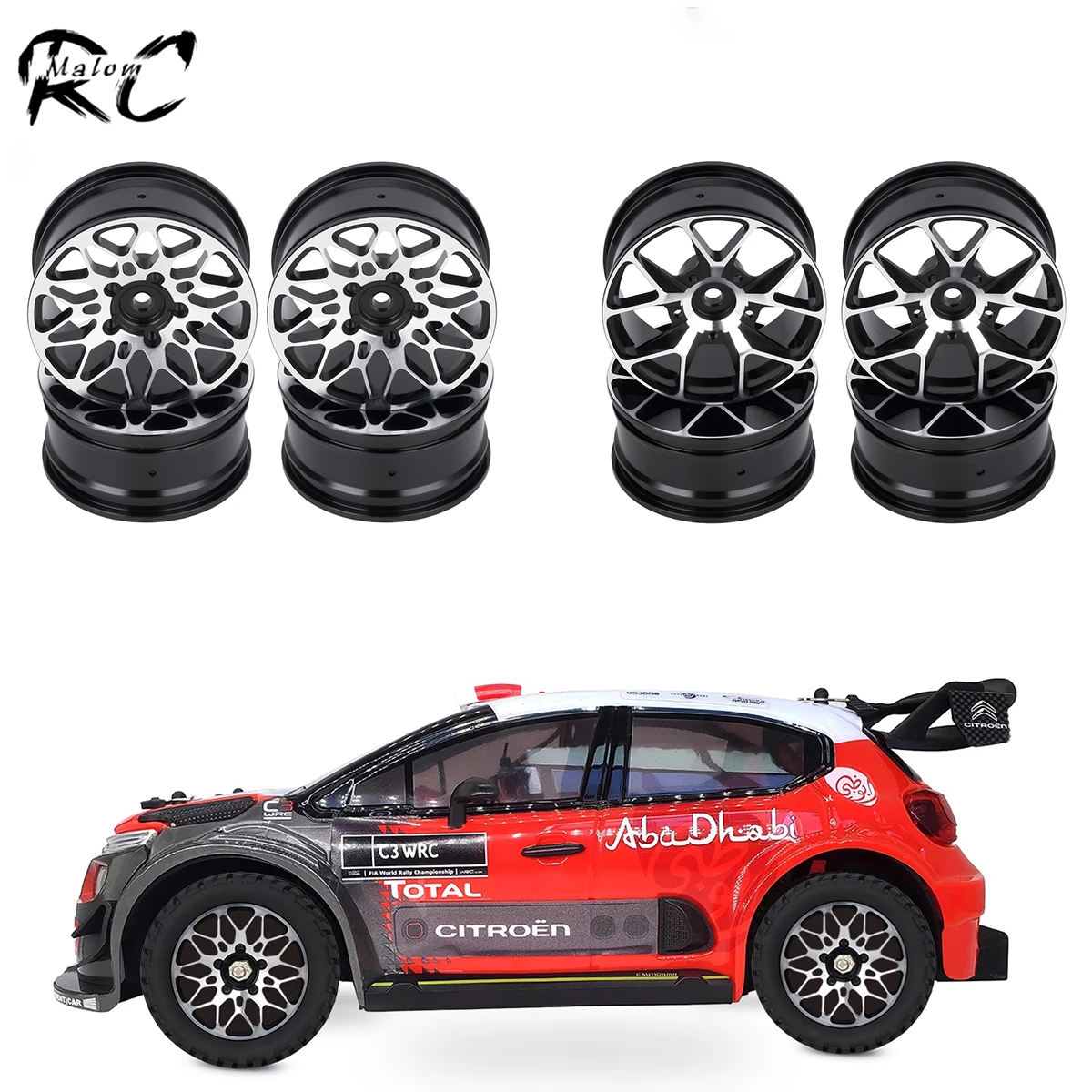 

4 шт. алюминиевые колесные диски для дорожного автомобиля 1/10 HPI HSP, совместимые с HSP 94123 94122 94103/D4/D3/CS