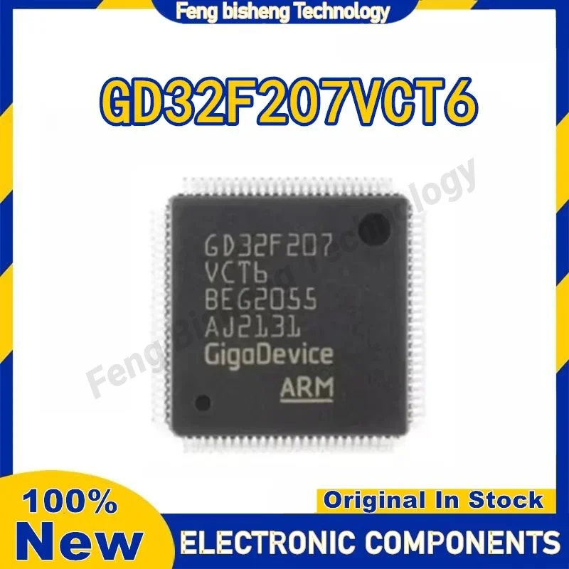 GD32F207VCT6 GD32F207VCT GD32F207VC GD32F207V GD32F207 207VCT6 GD32F20 GD32F2 GD32F GD32 GD IC MCU Чип LQFP-100 на складе