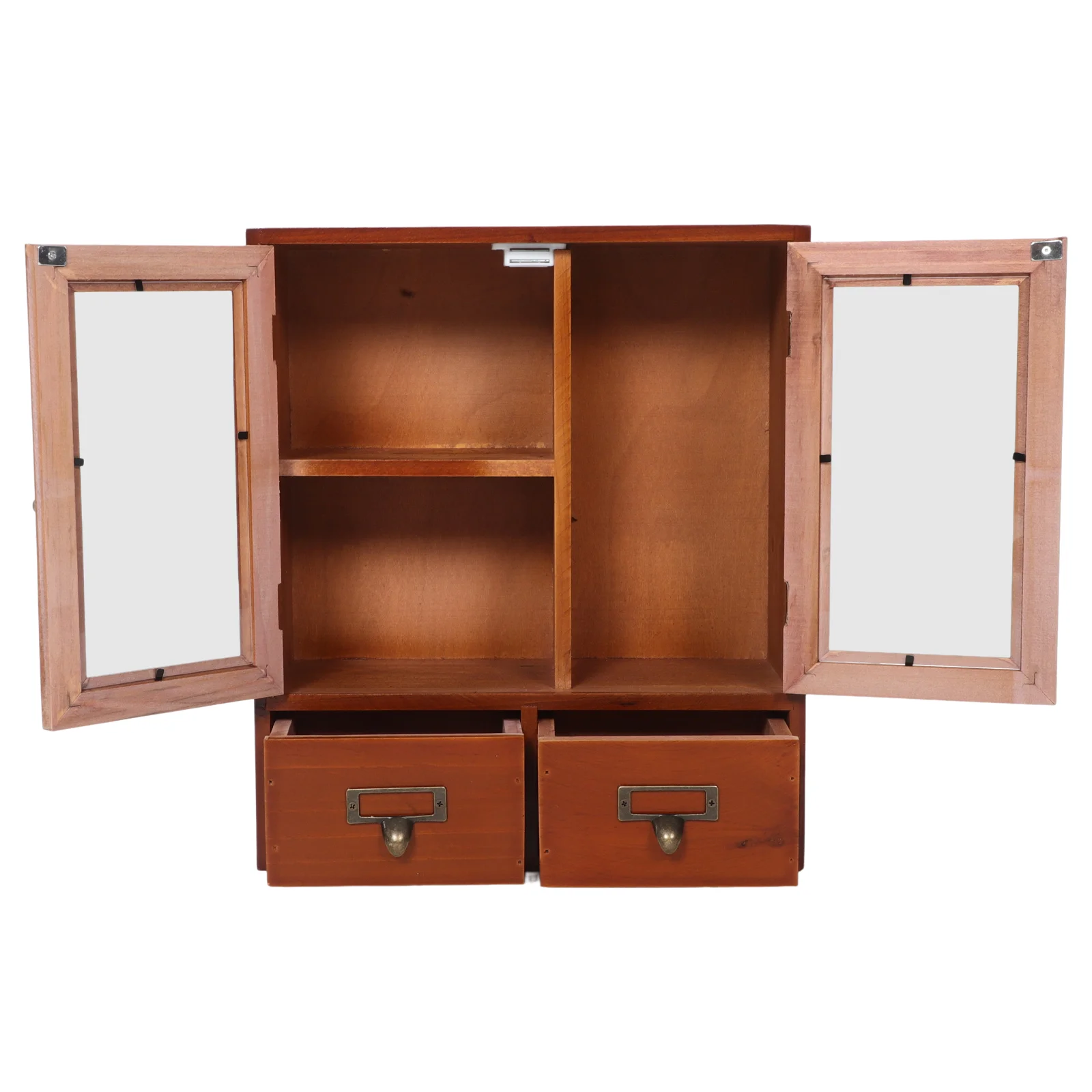 

Low Storage Cabinet Wall Furniture Make up Display Landscaping Decor Wood Wooden Ornament