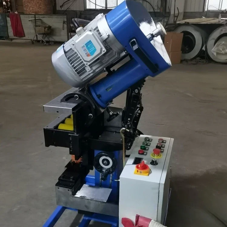 Self-propelled steel plate edge milling machine Double-sided edge milling machine Double-head steel No burr steel plate groove