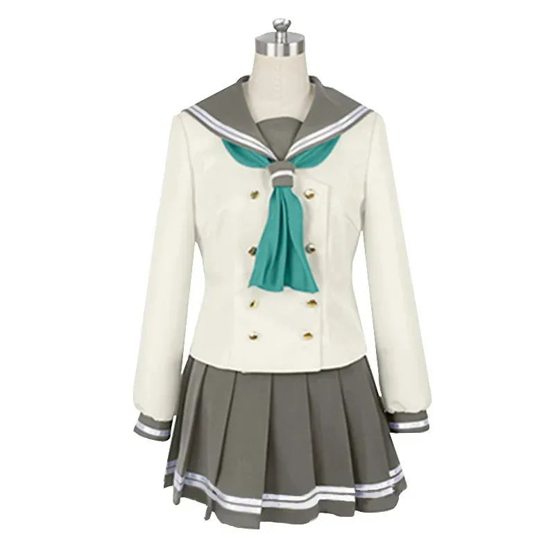 

LoveLive!Sunshine!! Aqours Tsushima Yoshiko Cosplay Costume Japanese Anime Love Live Girl Sailor School Uniform Suit Clot ARb;3'