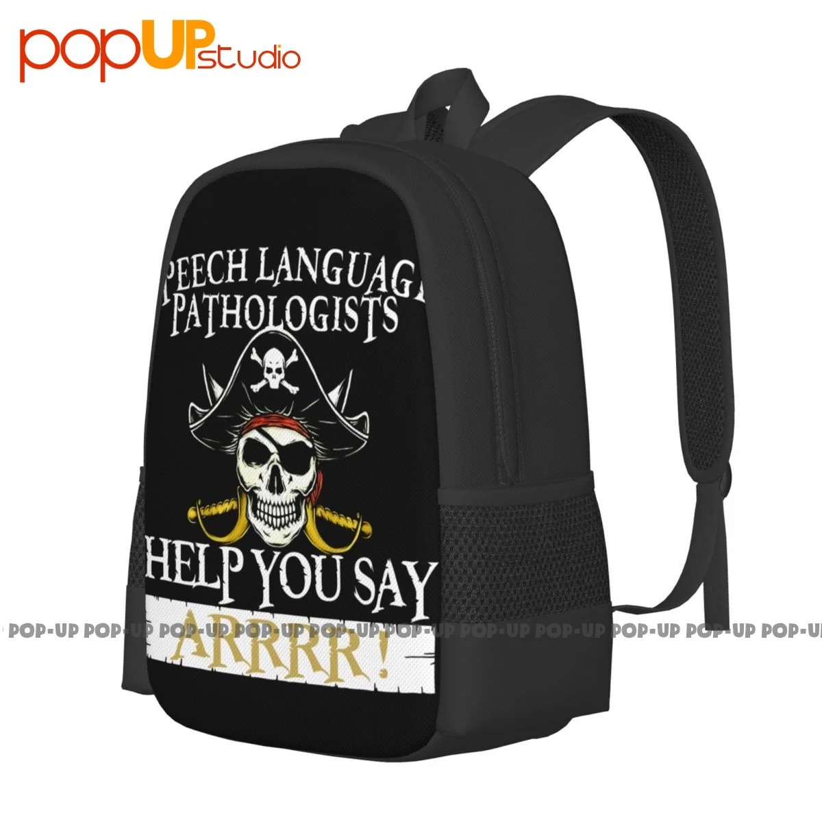 Pirate Speech Language Pathologist Backpack Large Capacity Gym New Style Eco Friendly Bags For Travel