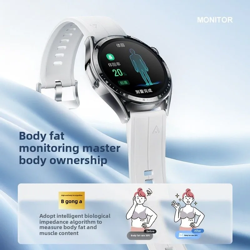 ساعة DiDo الذكية مع مراقبة معدل ضربات القلب وضغط الدم للياقة البدنية وتقييم المخاطر الصحية