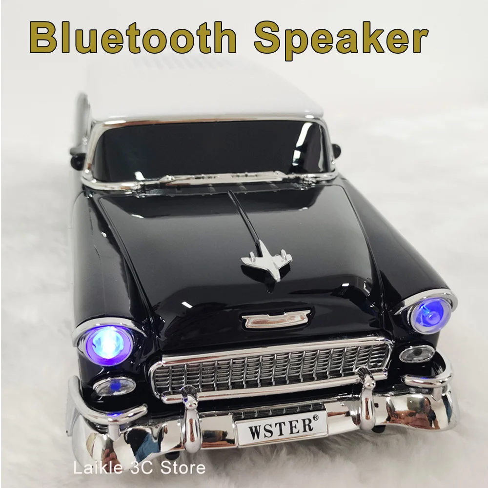 Pop Wireless Bluetooth Speaker Subwoofer Support U Disk TF Card Fm Radio Portable Shocking Bass Vintage Stereo Soundbox Caixa De